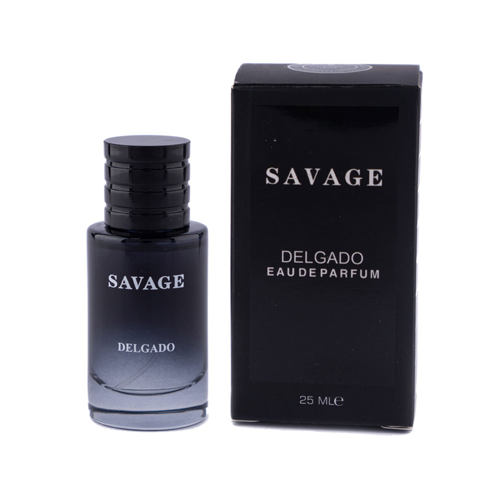 عطر جیبی مردانه دلگادو مدل Savage
